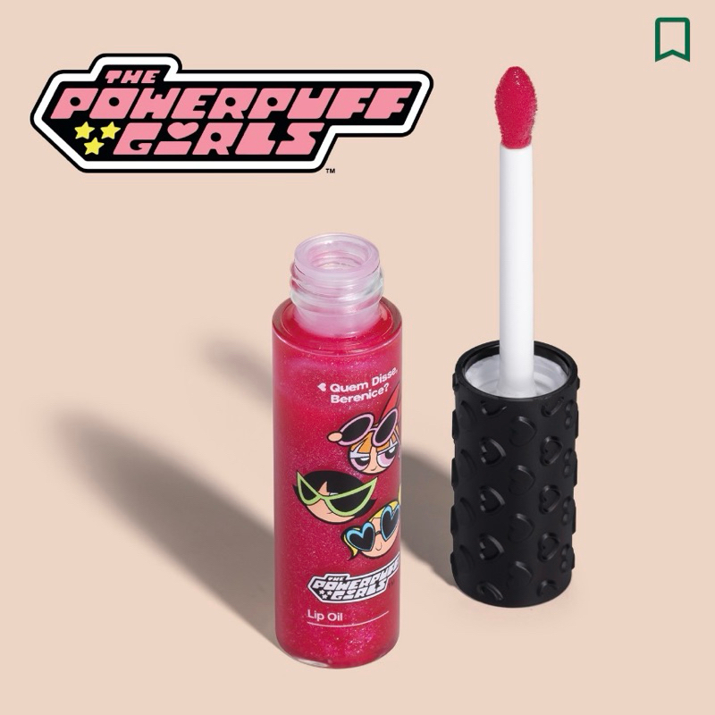 Lip Oil Lindinha Rosa Podemos Ser Duronas QDB As Meninas Super Poderosas 9,5ml