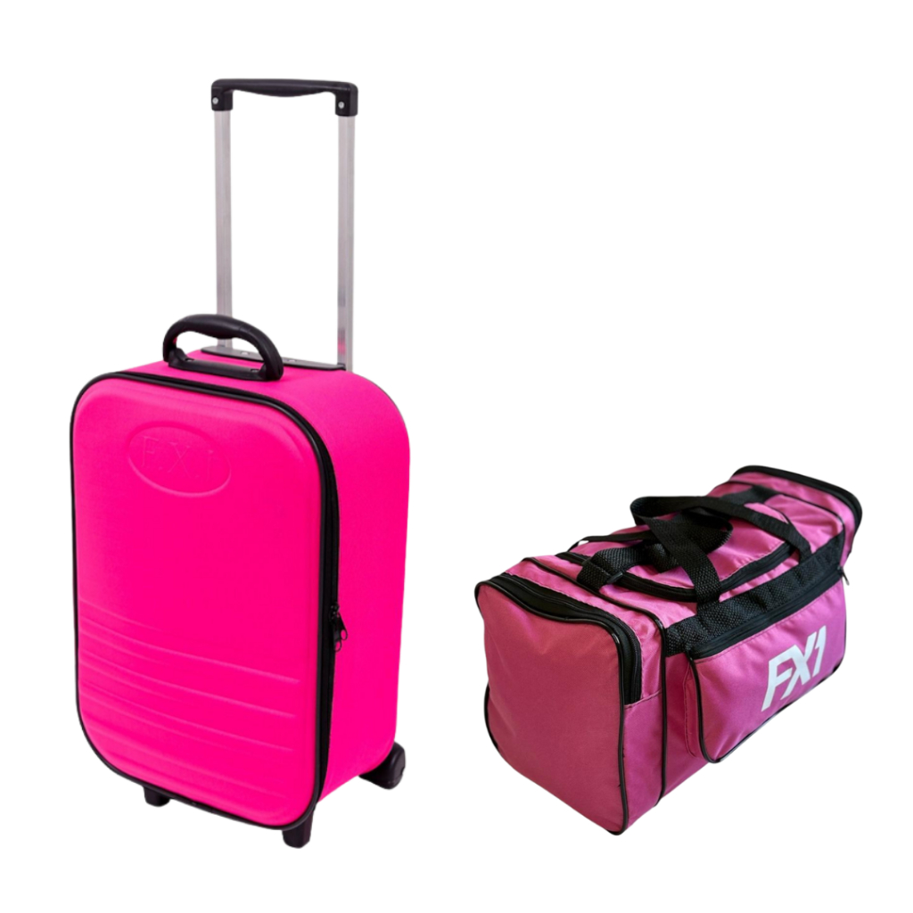 Kit Bolsa de Viagem Pequena + Mala de Bordo 10kg Padrão ANAC em Oferta na Shopee