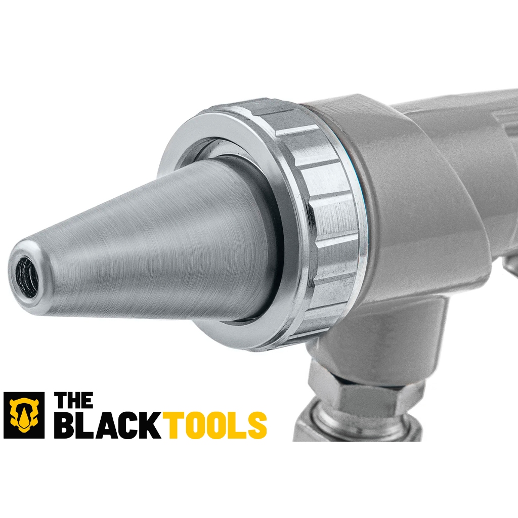 Detalhes do Pistola Jateamento Jato De Areia Rosca 1/4 Npt Sucção Com Mangueira Btjt1000 The Black Tools