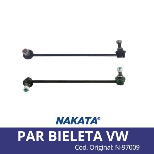 Par Bieleta Nakata Dianteira Golf Jetta Tiguan Passat Audi A3 Q3 TT 2005 a 2022 N97009 Suspensão Estabilizadora em Oferta na Shopee