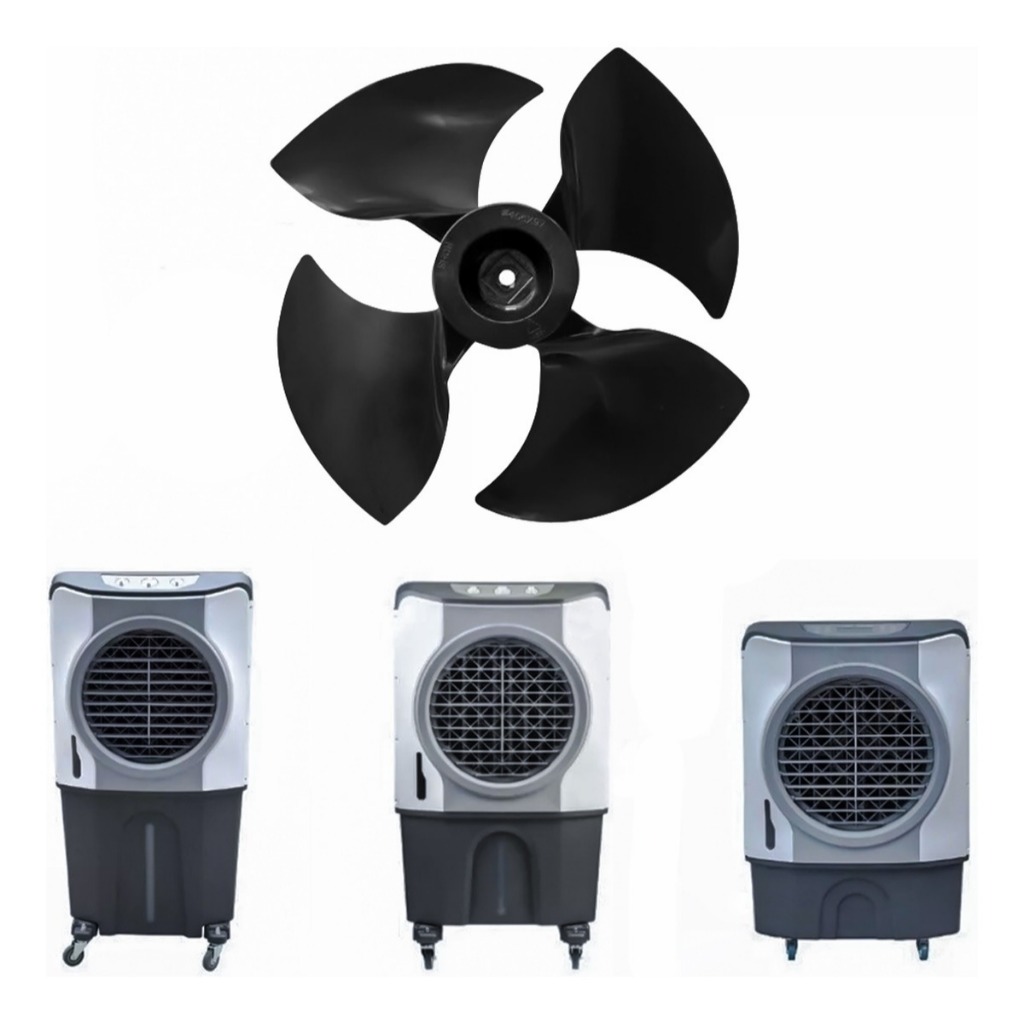 Helice Ventisol 4 Pás Plástico Climatizador45/70/100 Litros
