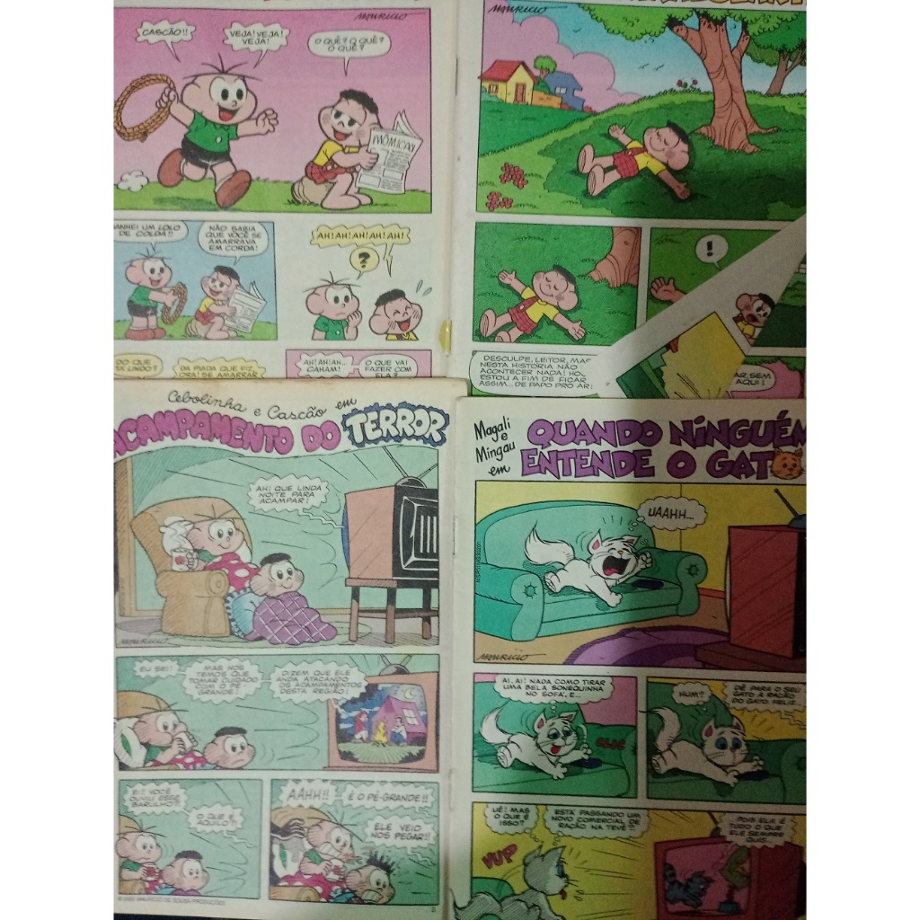 Kit Gibis Sem Capa Magali e Mingau e Cebolinha e Cascão