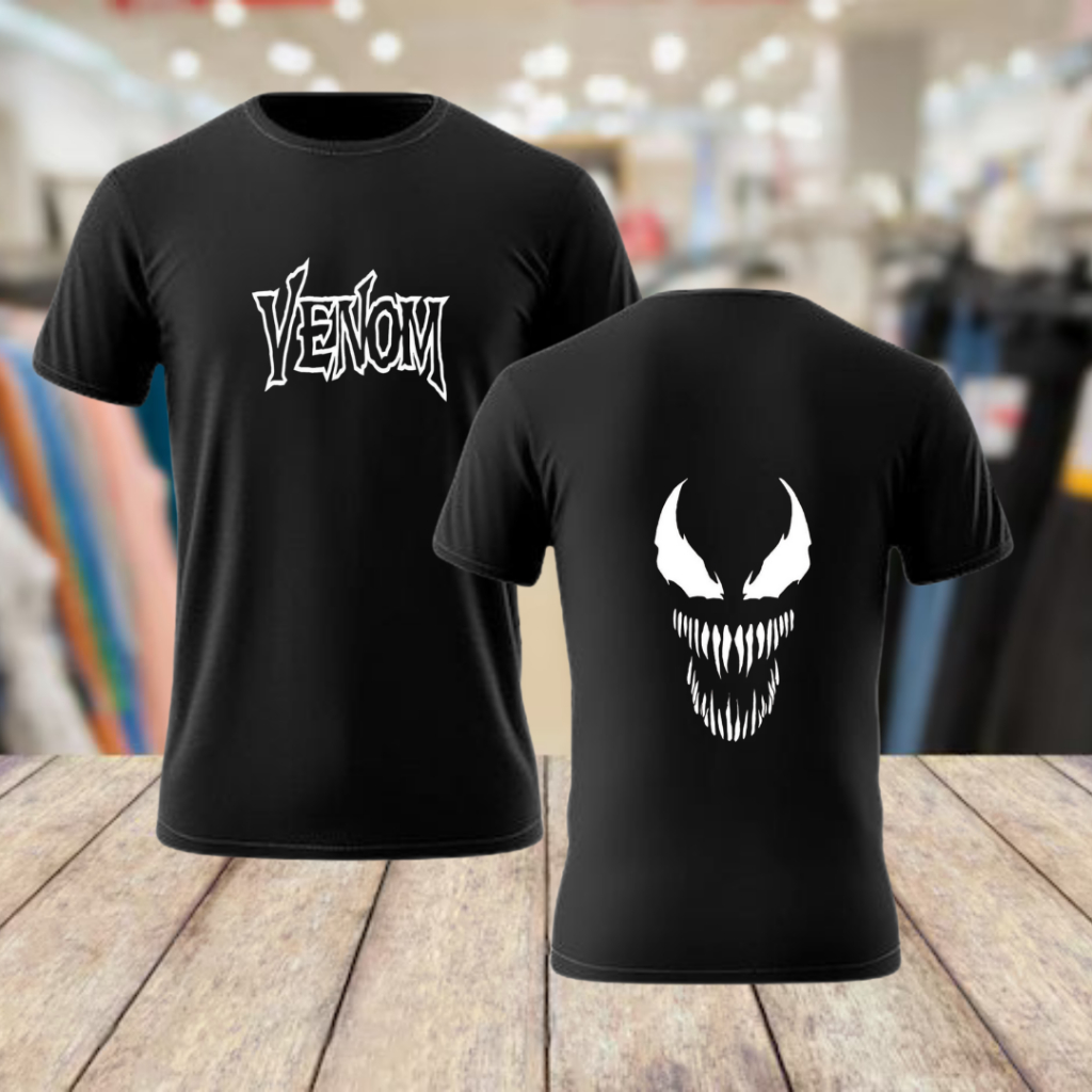Camisa  Streetwear Camiseta Masculina Feminina Blusa Algodao Venom Homen Aranha Filme Vilao