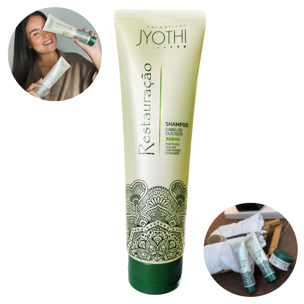 Shampoo Jaborandi Antiqueda Fortalecimento e Crescimento Cabelos Oleosos Profissional Nutre e Cresce