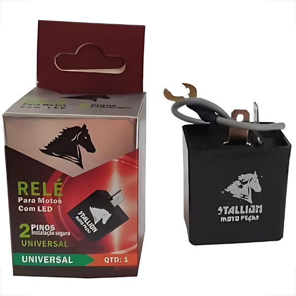 Rele Pisca Seta Led Moto Dois 2 Pinos 12v Universal Moto