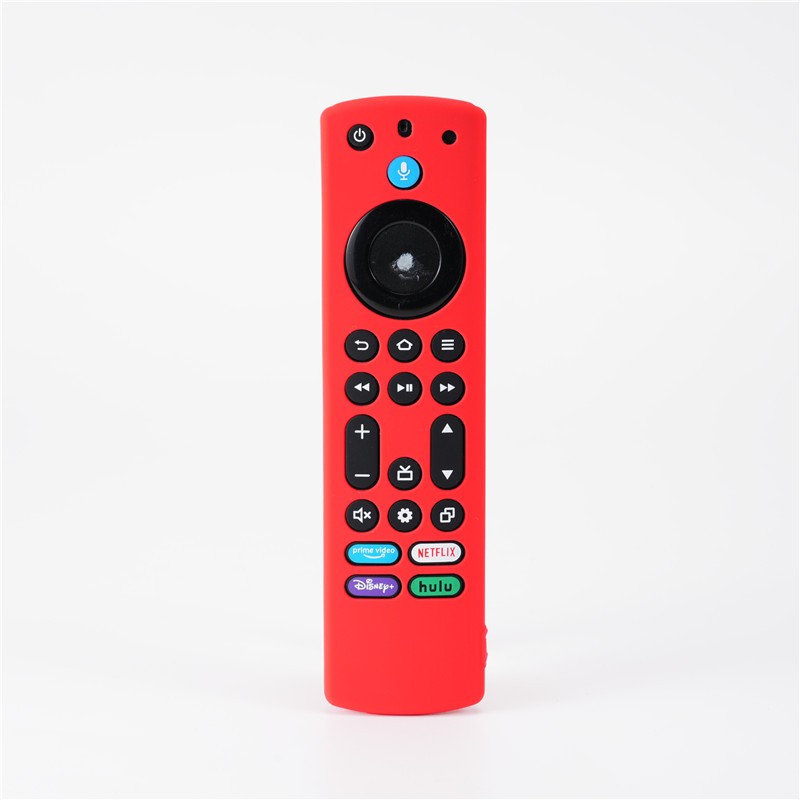 Capa De Silicone Para Controle Amazon Fire Stick Tv 4k Max Vermelho