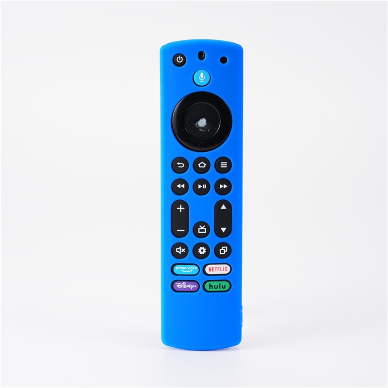 Capa De Silicone Para Controle Amazon Fire Stick Tv 4k Max Capa Azul