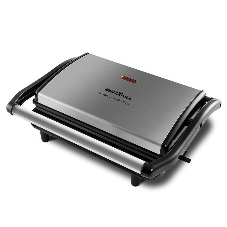 Sanduicheira e Grill Britânia Press 2 em 1 850W (BGR27I) em Oferta na Shopee