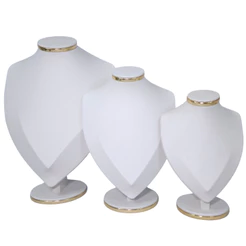 Kit Expositor de Busto Joias e Semijoias Didhara Queen Padrão Luxo para Lojas e Mostruários