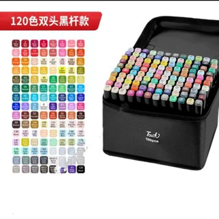 kit 60 80/kit 100/ kit 120  Caneta Marcadora de Cabeça Dupla Conjunto Oleoso Pintura Artística em Oferta na Shopee