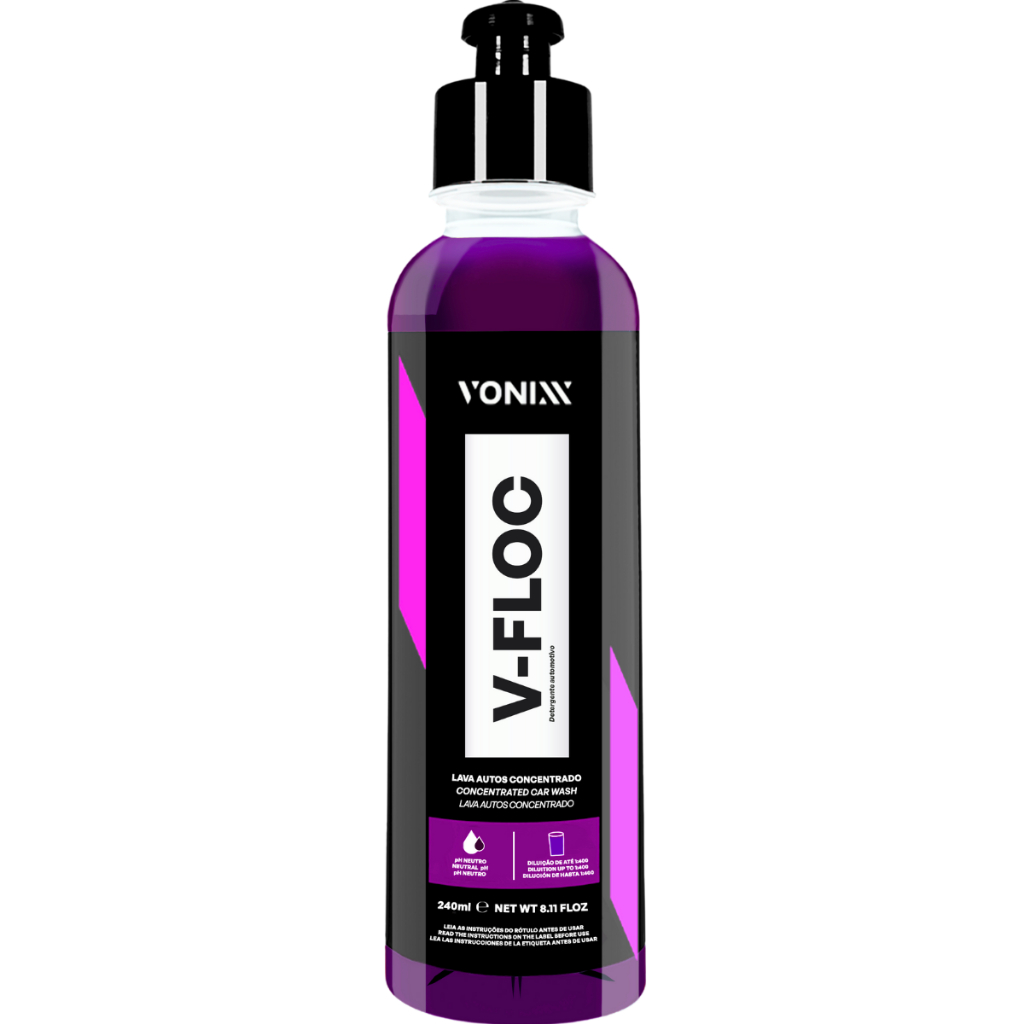 Shampoo Automotivo Neutro Concentrado V-Floc 240ml Vonixx em Oferta na Shopee
