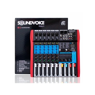 Mesa De Som Soundvoice Bivolt Ms602 Max Usb Equalizador em Oferta na Shopee