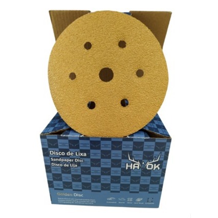 Disco de Lixa 150mm 6 pol Vários Grãos para Lixadeira Roto Orbital 7 Furos em Oferta na Shopee