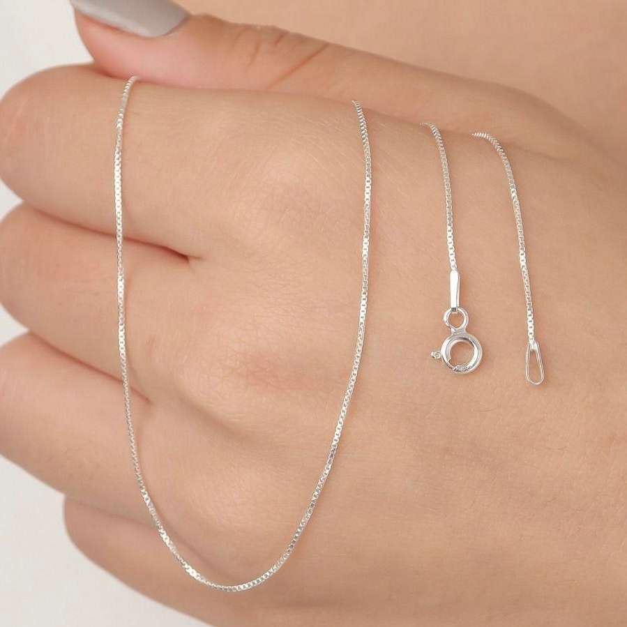 Corrente Veneziana Feminina Estilo Prata Ajustável em Oferta na Shopee