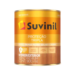 Verniz Proteção Tripla Cores Brilhante Base Solvente 0,9L Suvinil