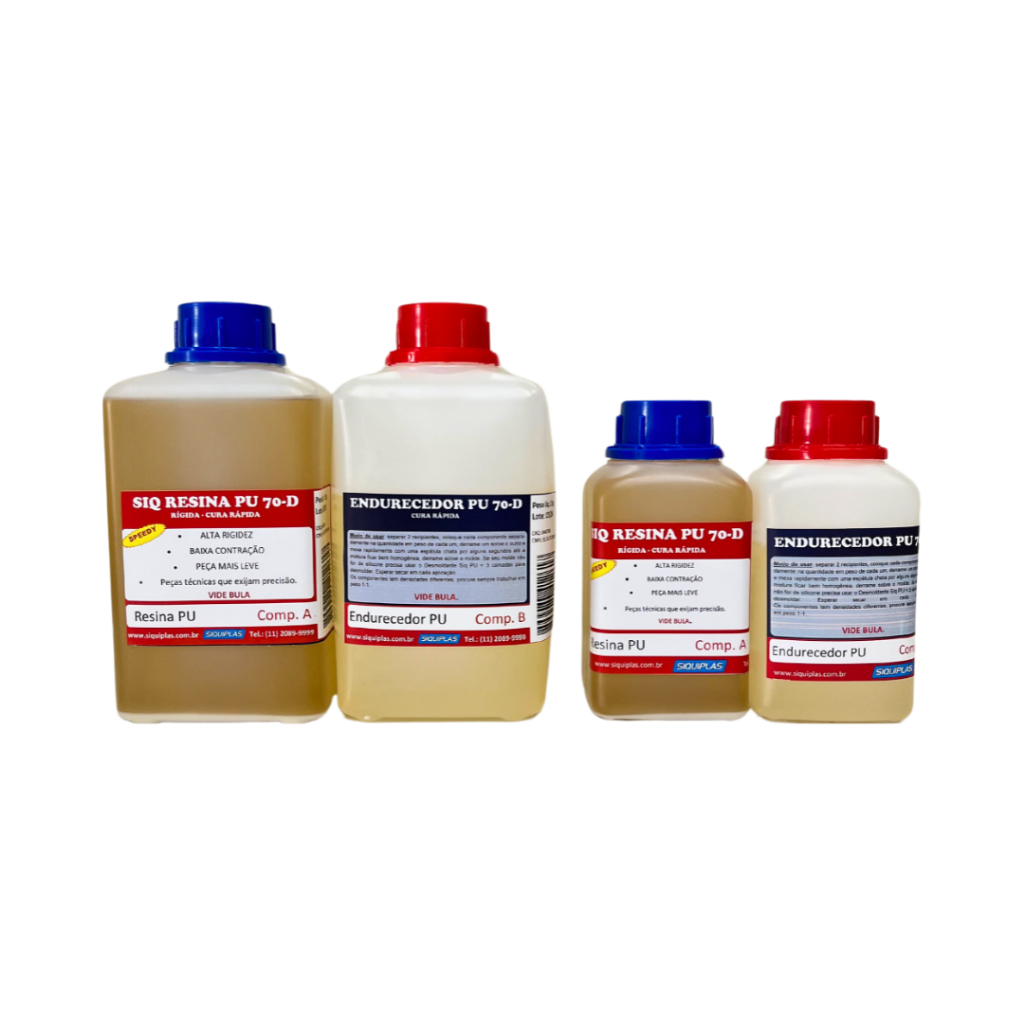 Kit Siq Resina Rígida PU 70 D – Cura Rápida