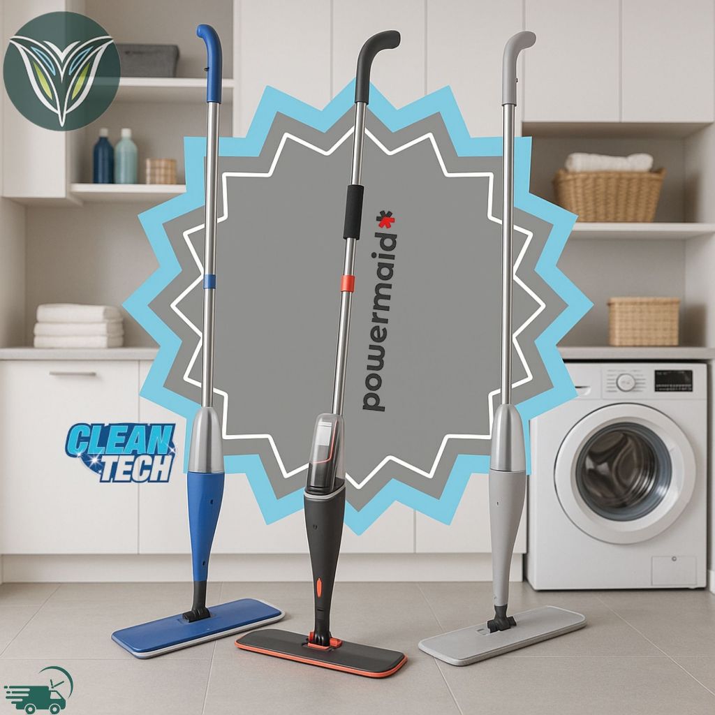 Mop Spray Com Reservatório Flat Vassoura Rodo Esfregão Mágico Microfibra Limpa Limpeza Inteligente Multiuso Giratório