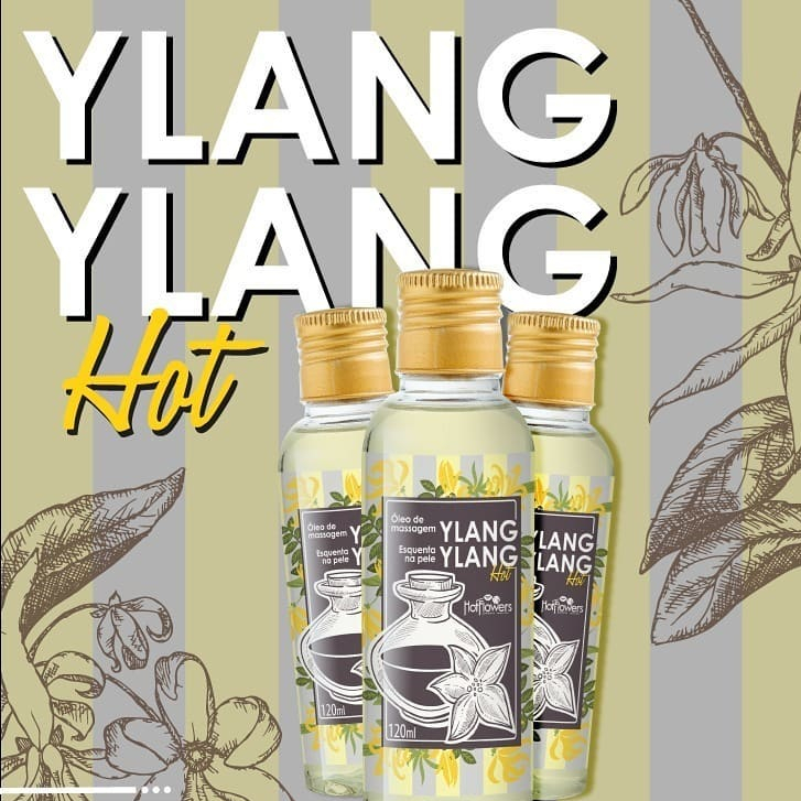 Óleo de Massagem Ylang Ylang Corporal Intima Relaxante 120ml