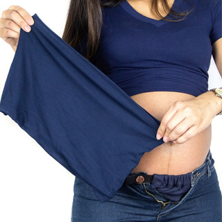 Kit Extensor + Faixa Gravida Gestante Gravidez Calça Kit Sos em Oferta na Shopee