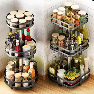 Organizador De Condimentos Rack Rotativo Porta Temperos Cozinha em Oferta na Shopee