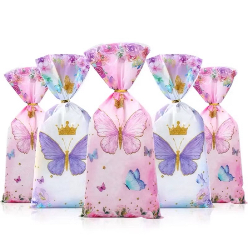 Saquinhos Lembrancinha Borboleta Rosa e Lilás em Oferta na Shopee