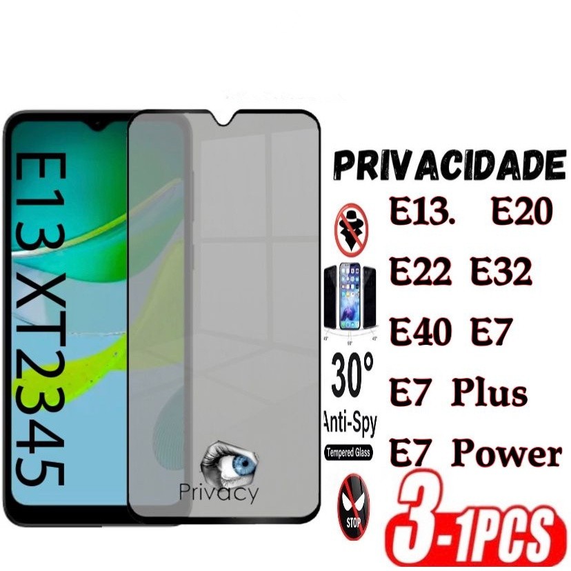Película Privacidade 3D Anti Spy PARA MOTO E13 E20 E22 E32 E40 E7 E7 PLUS E7POWER em Oferta na Shopee