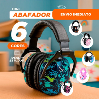 Abafador Autismo Infantil Fone Protetor de Som Ouvido Auricular Ruido Super Confortavel Tdah Tea Autista em Oferta na Shopee