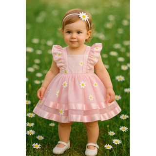 Vestido romper Margarida em Oferta na Shopee