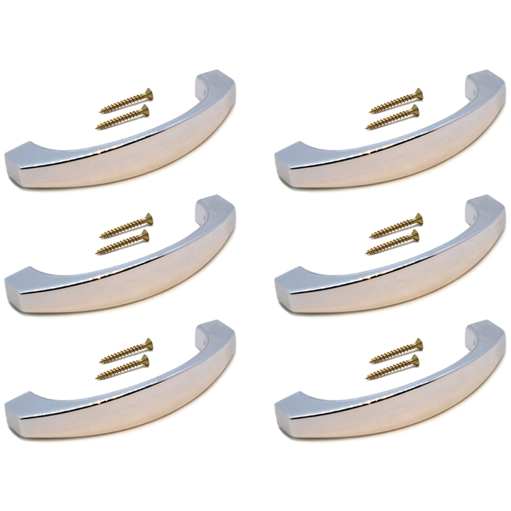 6 Puxador 64mm Alça Móveis Armários Porta Gaveta Escritorio Cromado Dourado em Oferta na Shopee