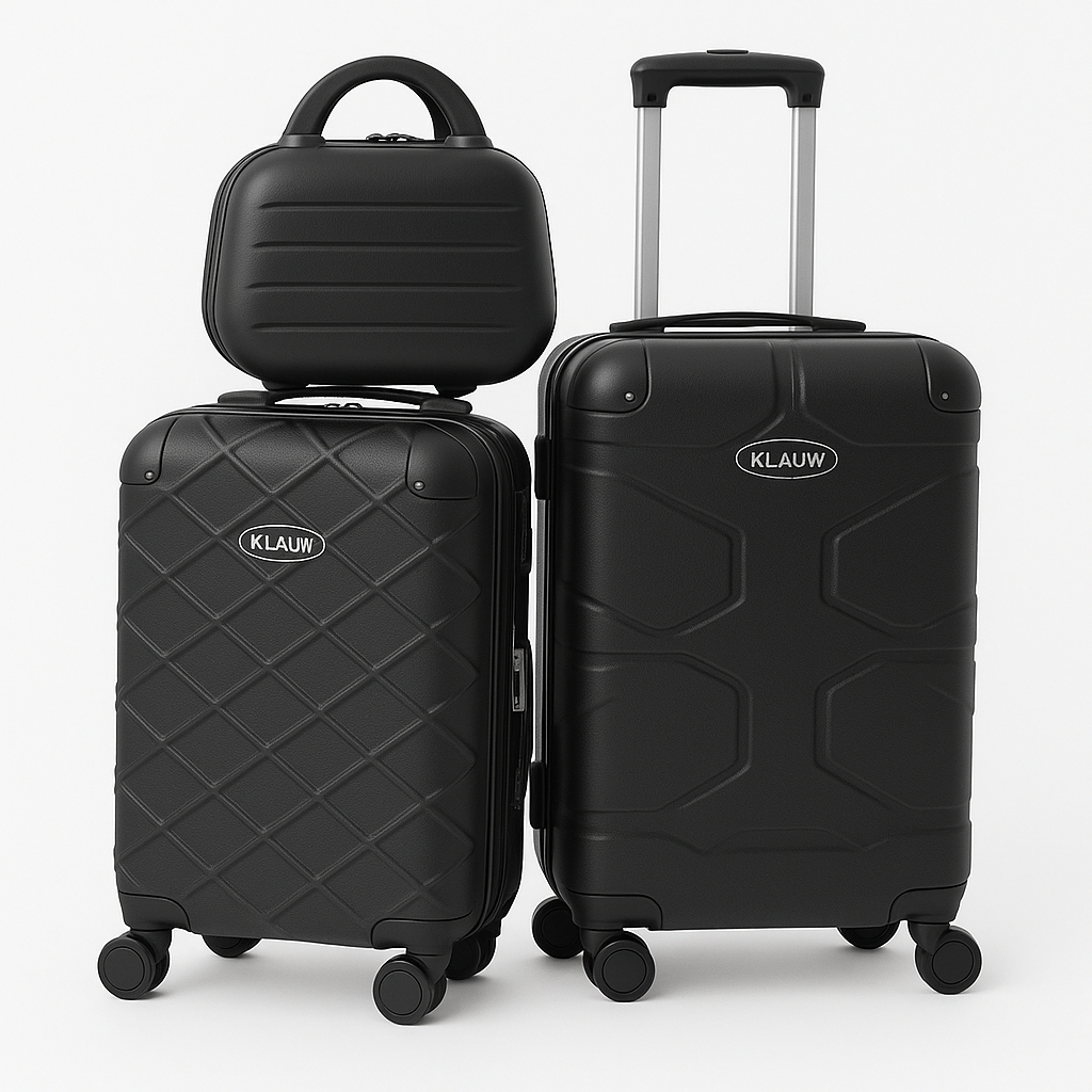 Kit 2 Malas de Viagem Bagagem P e Pp com Frasqueira Ótima Qualidade em ABS Rígido N18 e N2...
