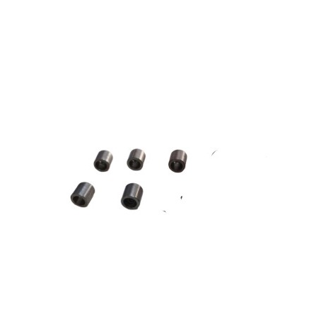 TERMINAL DE CONDUITE AÇO PARA SOLDAR EM QUADRO DE BICICLETA KIT COM 05 UNIDADES