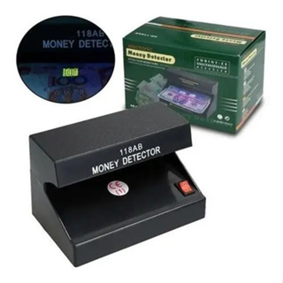 Máquina Identificador Detector De Dinheiro Notas Cédula Falsa Luz Negra Uv Balcão Caixa Supermercado em Oferta na Shopee