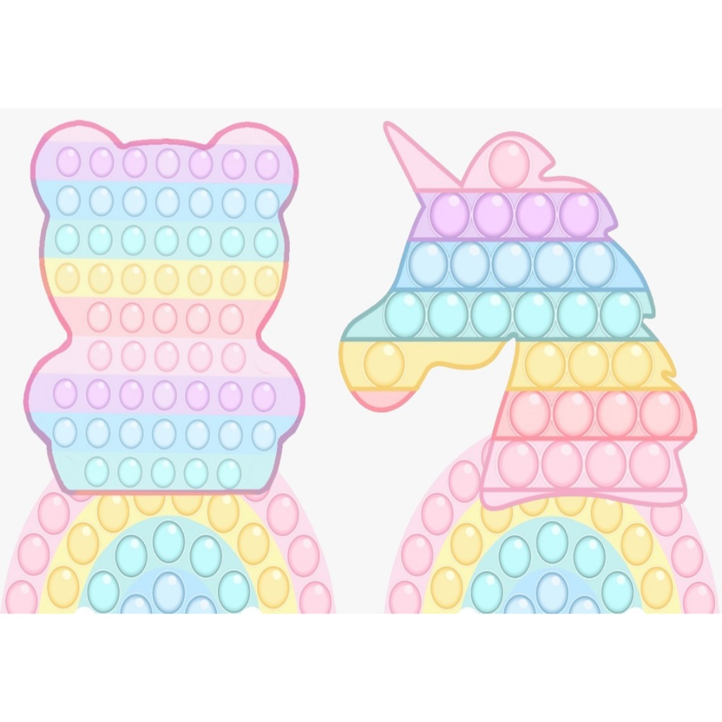 pop it candy kit decoração de festa infantil 4 display de mesa 20cm