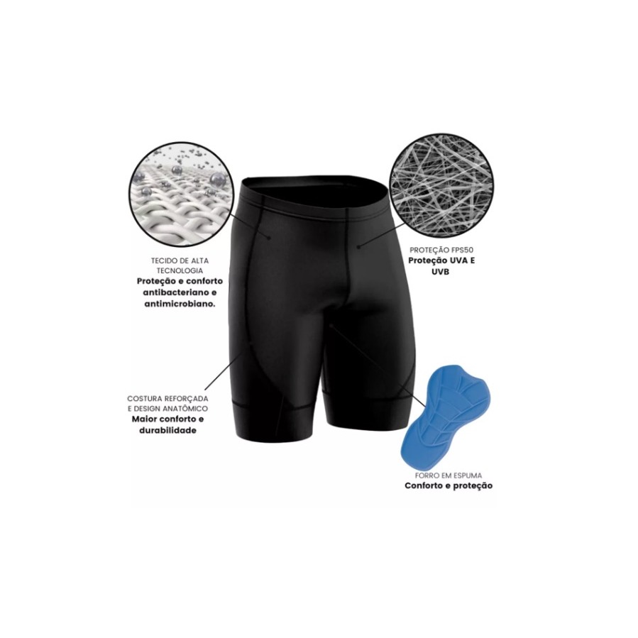 Bermuda Ciclismo Infantil Short Bike  Be Fast  Ciclista Kids Crianças Speed Mtb Unissex em Oferta na Shopee