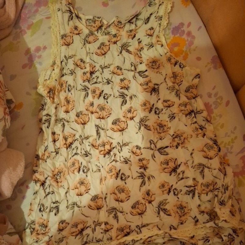 blusa fofa flores renda estilo coquette delicado gyaru moda feminina roupa brechó rosa branco regata