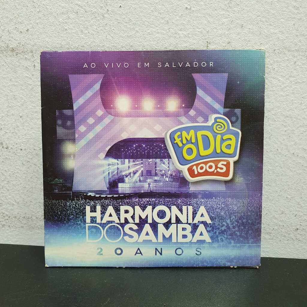 CD Promo Harmonia do Samba 20 Anos Ao Vivo Em Salvador - FM O Dia