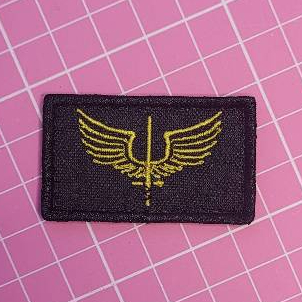 Patch Bordado Aeronáutica Velcro Carrapicho Distintivo