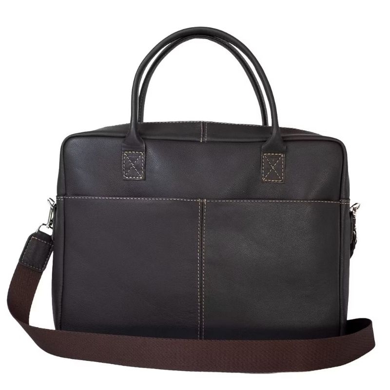 Bolsa Maleta 100% Couro Legítimo Masculino Feminina Alça Tira Colo