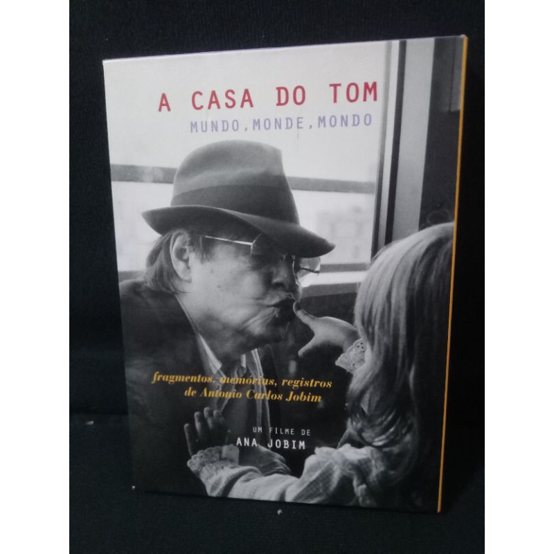 Box DVD Tom Jobim A Casa do Tom Mundo Monde Mondo fragmentos memórias registros