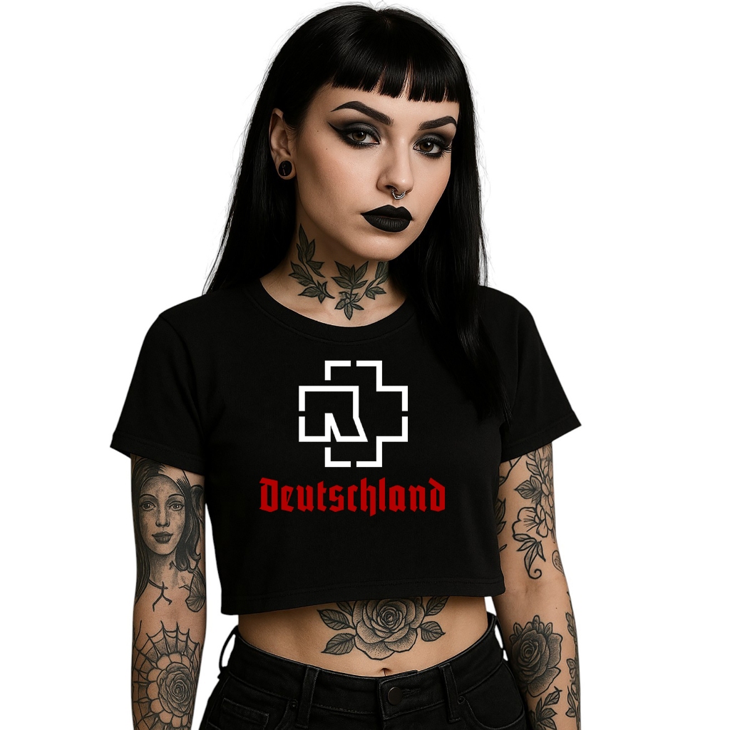Cropped Feminino Banda Rammstein 2