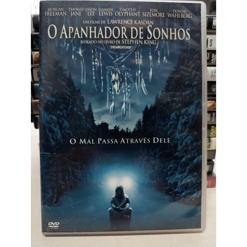 O APANHADOR DE SONHOS DVD ORIGINAL USADO STEPHEN KING MORGAN FREEMAN