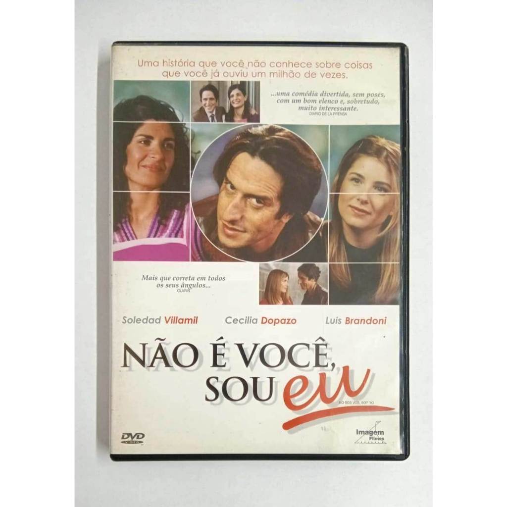 DVD Não é você, sou eu Soledad Villamil comédia romântica original cxc