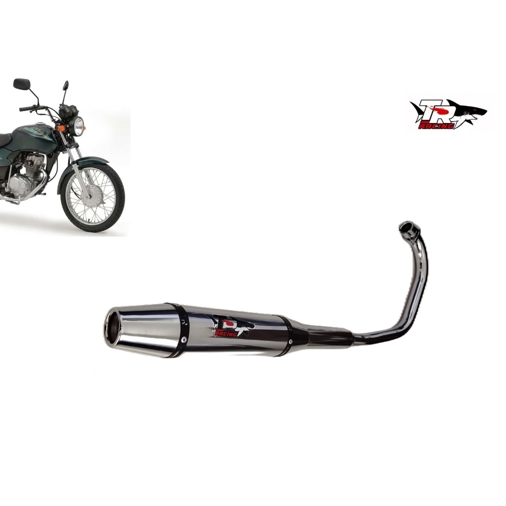 Escapamento Tr Floripa Racing TITAN FAN 125 2000 A 2008 KS SEM BACALHAU em Oferta na Shopee