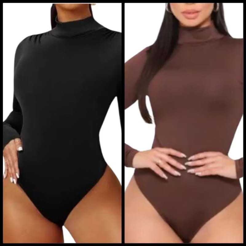 Kit 2 Bory Preto e Outra Cor Bori Premium Básico Body Baile Top