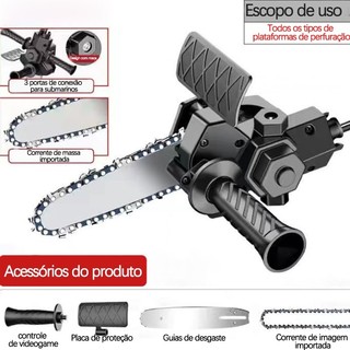 🔥 Envio em 24 horas | Motosserra Para Furadeira E Parafusadeira Adaptador Portátil