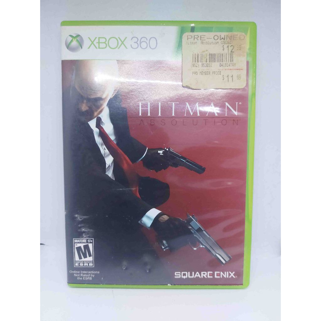 hitman absolution xbox 360 original