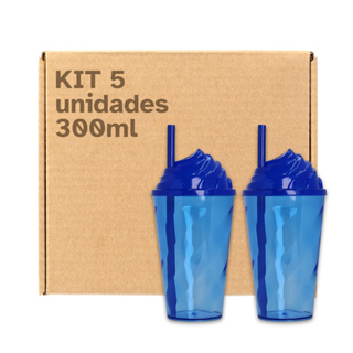 Kit 05 Copos Tampa Chantilly Sorvete 300ml Atacado Varejo Barato Colorido Lembrancinha Fábricante em Oferta na Shopee