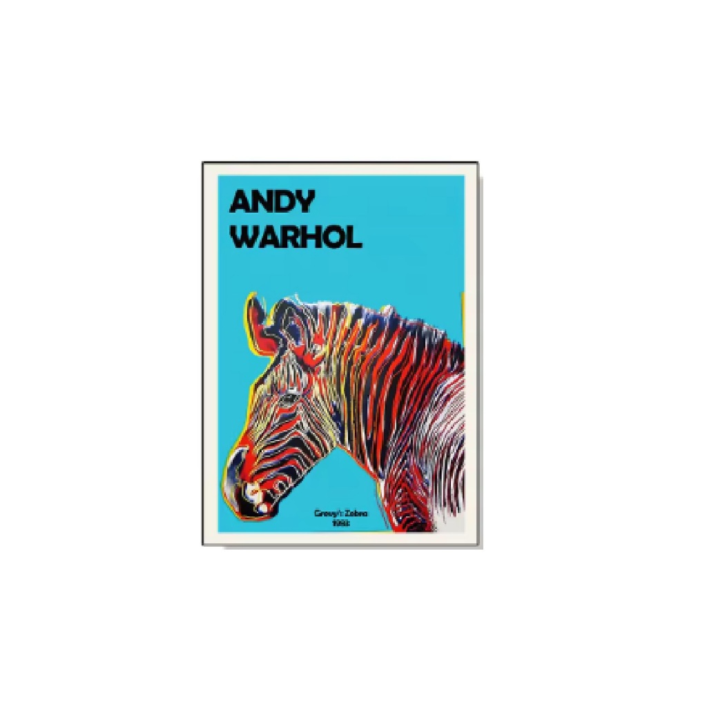 Quadros decorativos Aesthetic’s Andy warhol famosa exposição banana zebra vodka (1 peça)