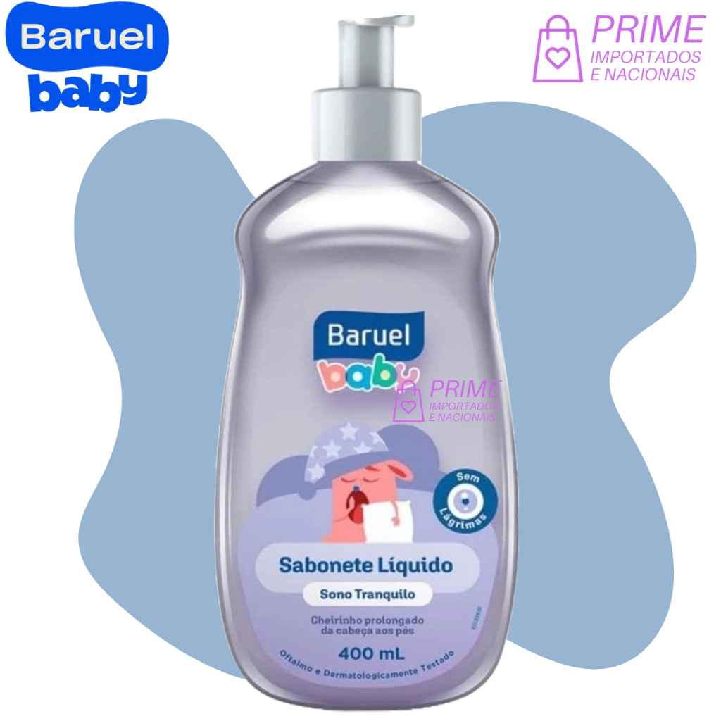 Sabonete Infantil Líquido Sono Tranquilo 400ml – Baruel Baby