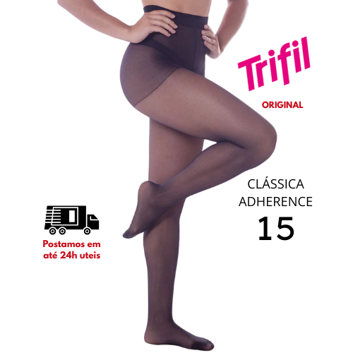 Meia calça Clássica adherence fio 15 Trifil 6394 em Oferta na Shopee